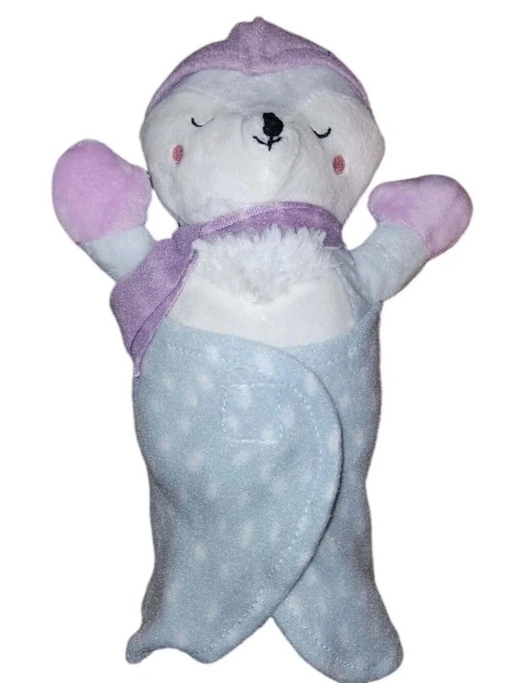 Target Fireside Pals Plush Fox Blue Blanket Swaddle 10